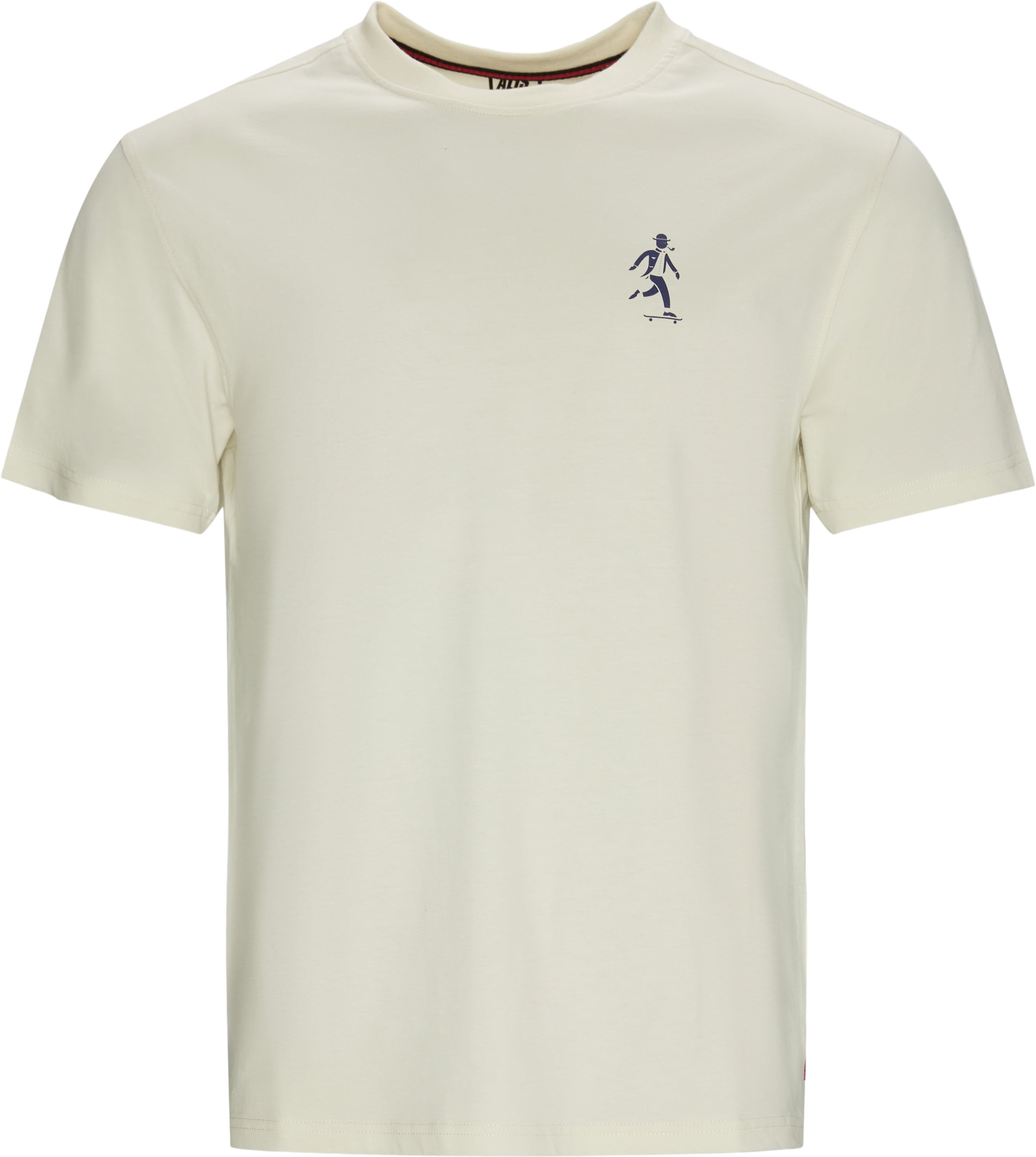 Gentleman Miniature Tee - T-shirts - Regular fit - Hvid